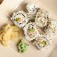 California Roll ( Imitation Crab Meat & Avocado )